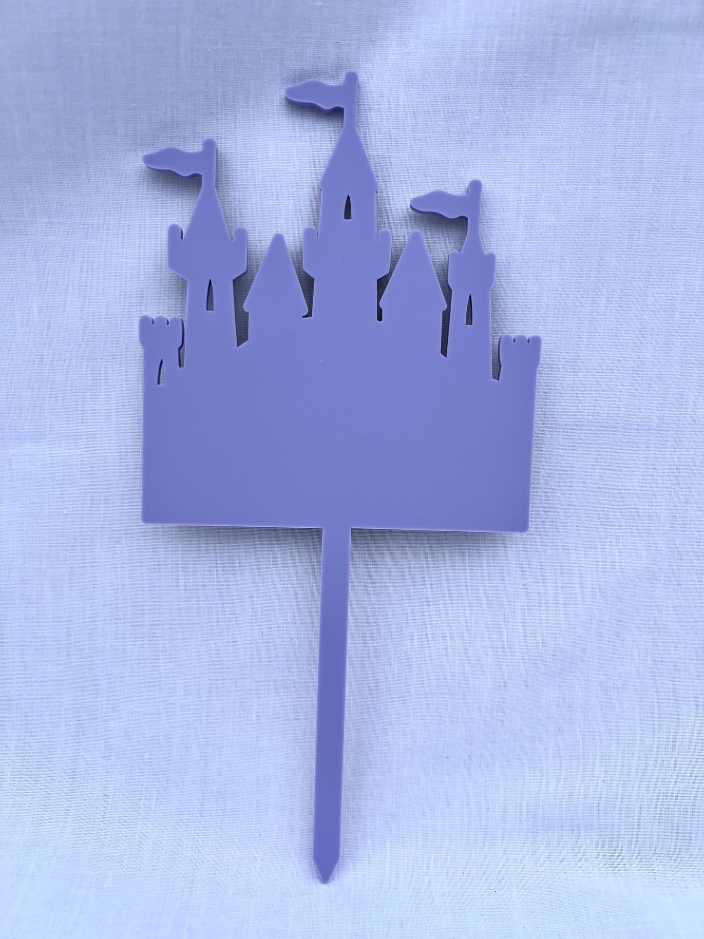 Acrylic Castle Cake Topper