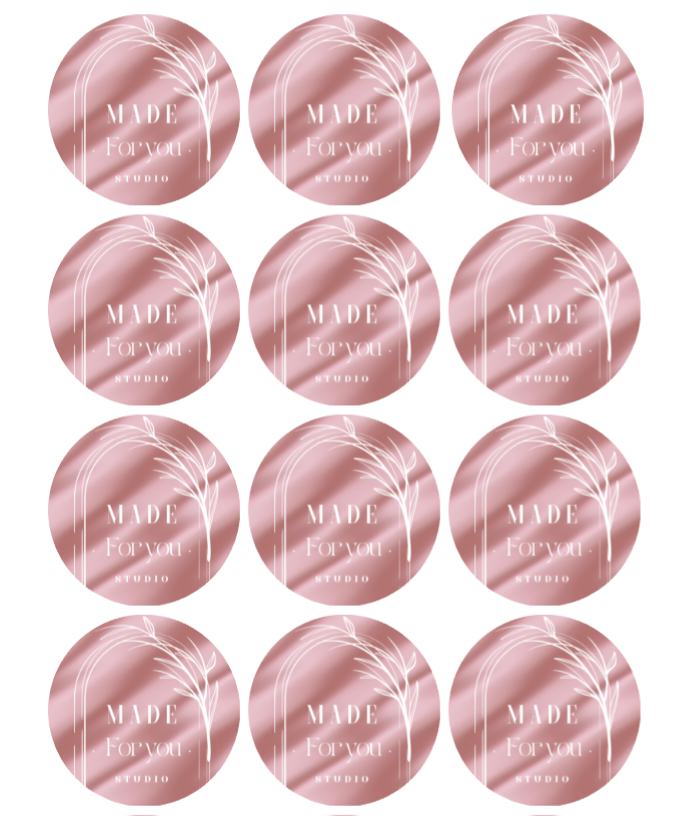 Custom Circle Business Stickers