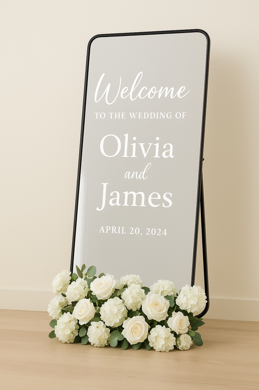 Personalised Event Mirror - Priced Upon Enquiry