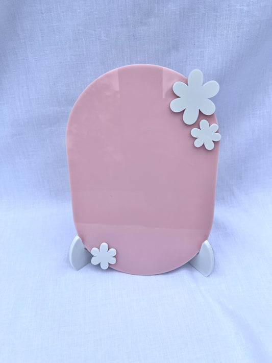 Floral Baby Announcement Plaque