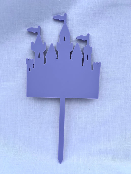 Acrylic Castle Cake Topper