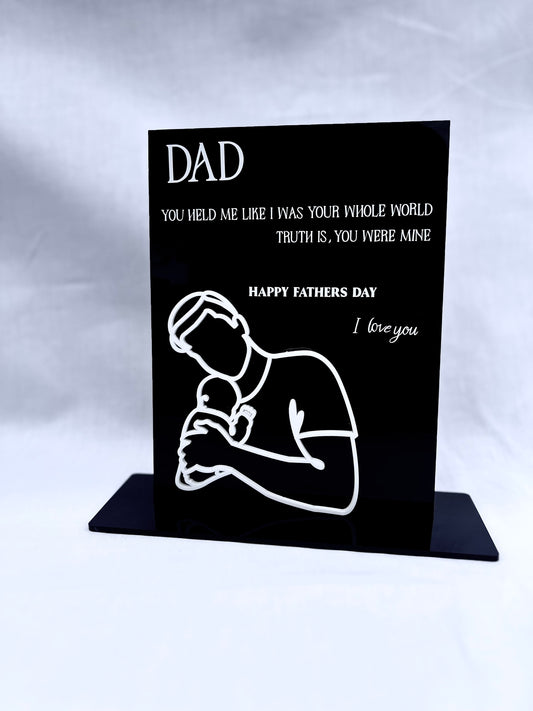 Fathers Day Acrylic Plaque