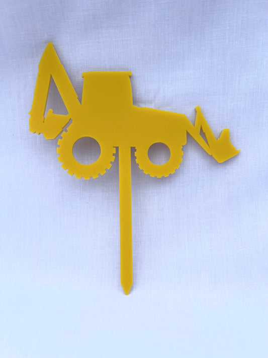 Digger Cake topper