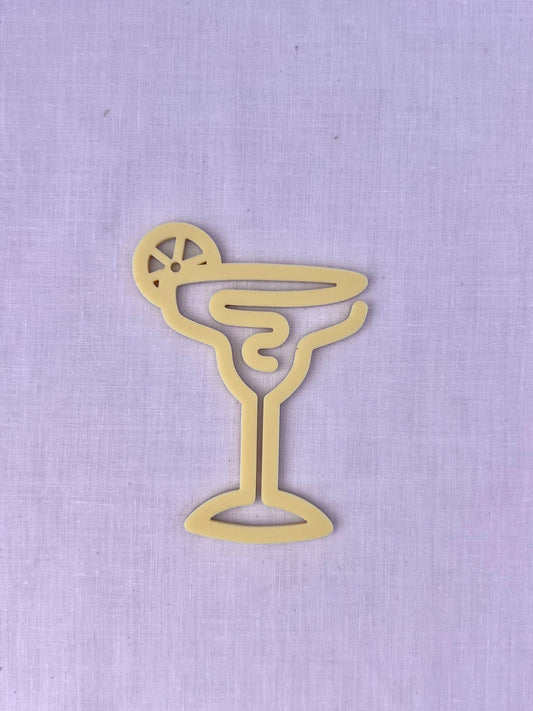 Acrylic Martini Bookmark