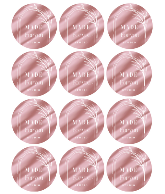 Custom Circle Business Stickers